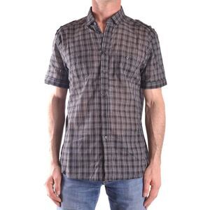 Neil Barrett Plaid Short Sleeve Shirt Men multicolor Shirts